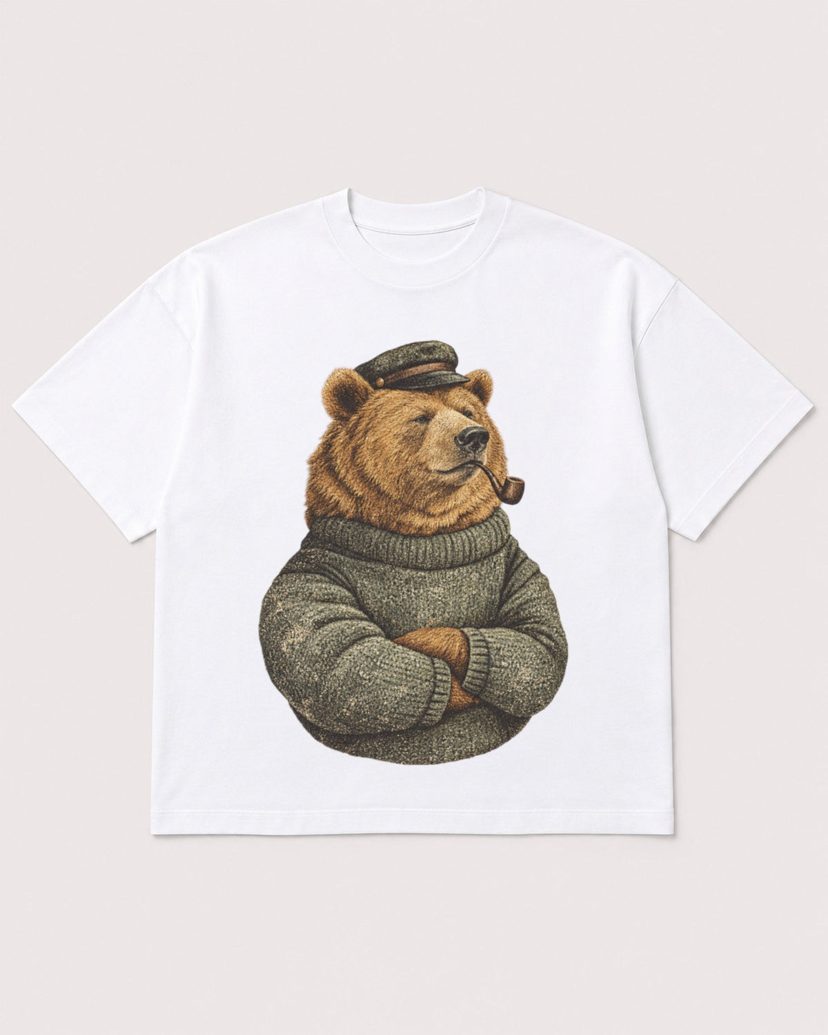 Mockup Boxy Heavyweight Tee White product