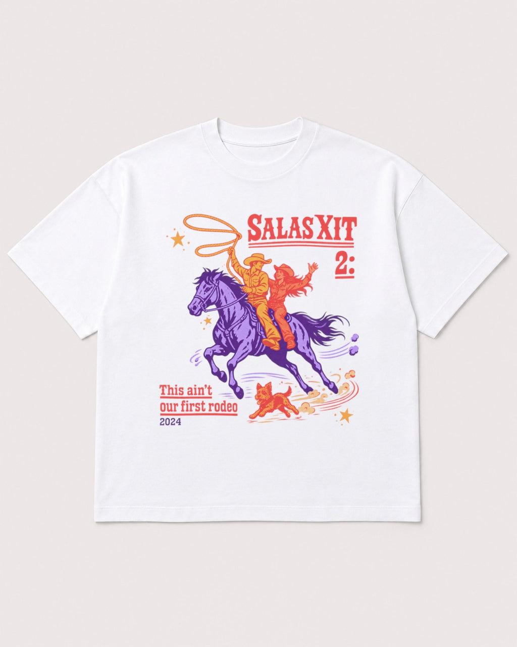 Mockup Boxy Heavyweight Tee White product