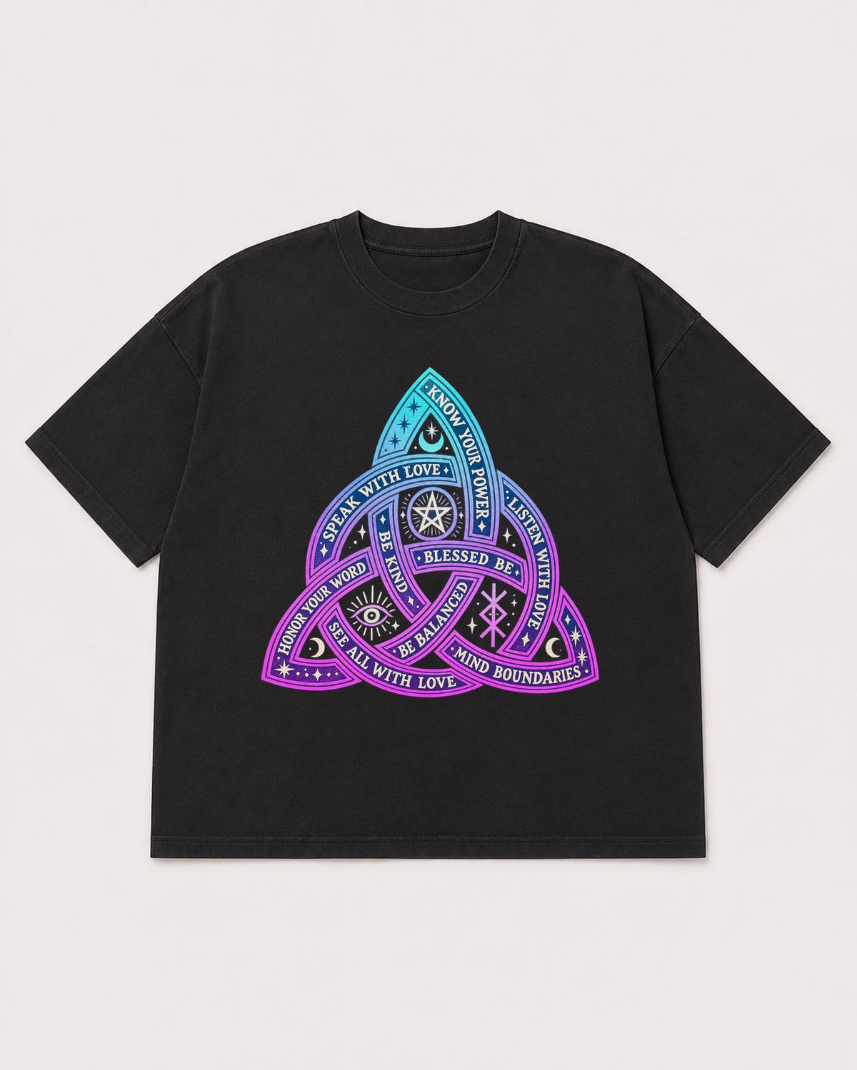 Mockup Boxy Heavyweight Tee Black product