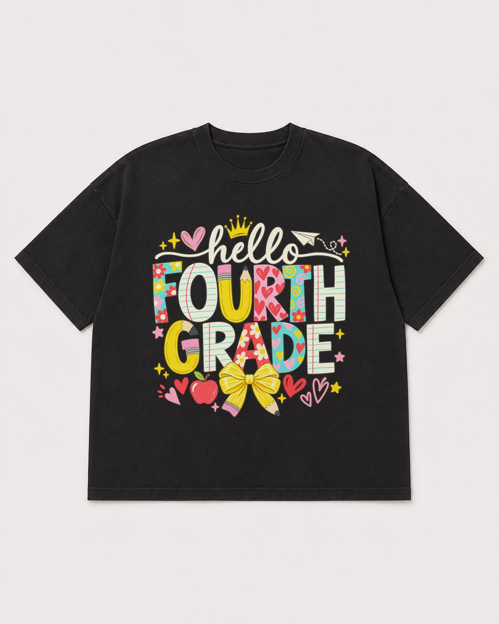 Mockup Boxy Heavyweight Tee Black product