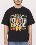 Mockup Boxy Heavyweight Tee Black male close-up 02