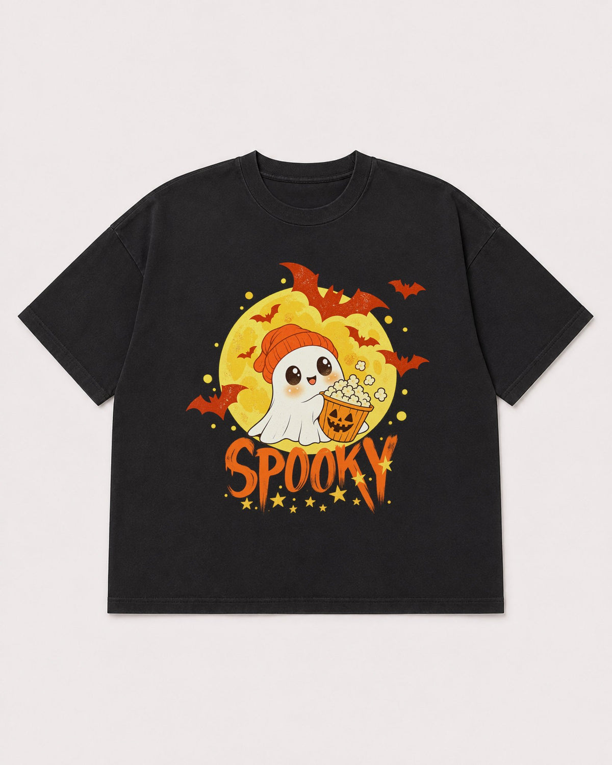 Mockup Boxy Heavyweight Tee Black product