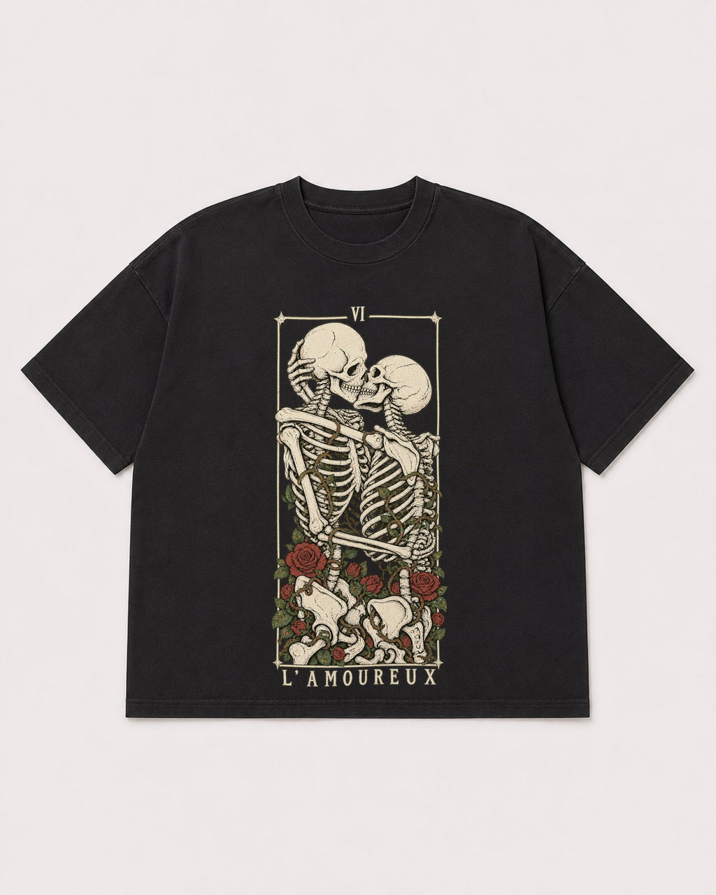Mockup Boxy Heavyweight Tee Black product
