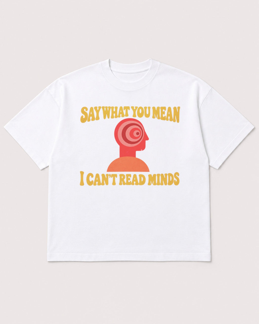 Mockup Boxy Heavyweight Tee White product