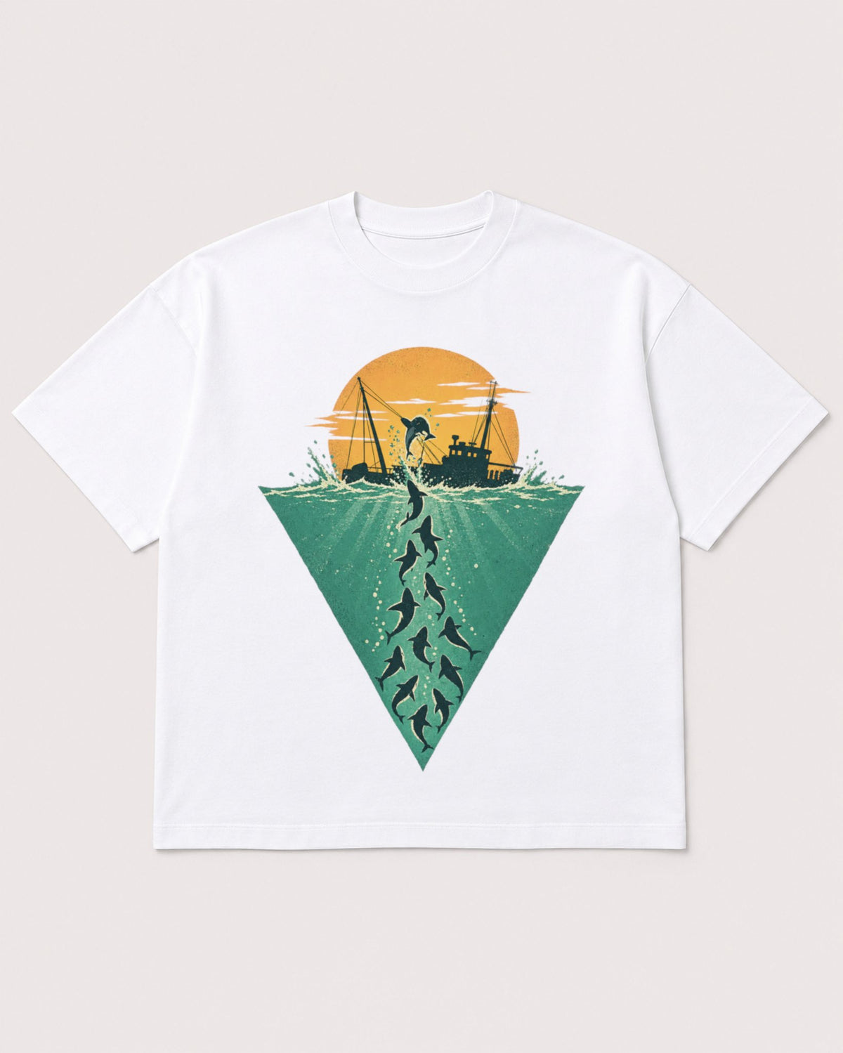 Mockup Boxy Heavyweight Tee White product