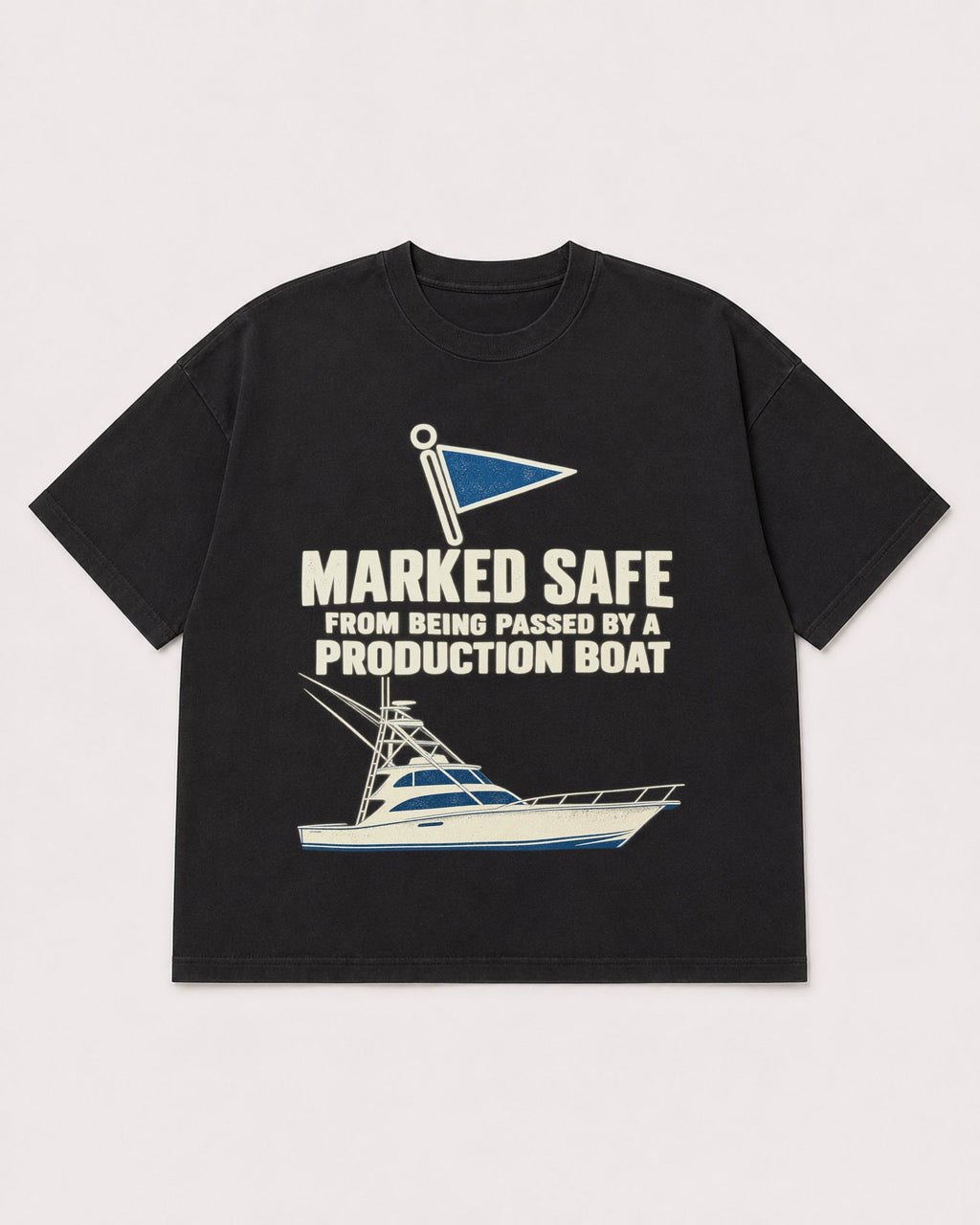 Mockup Boxy Heavyweight Tee Black product