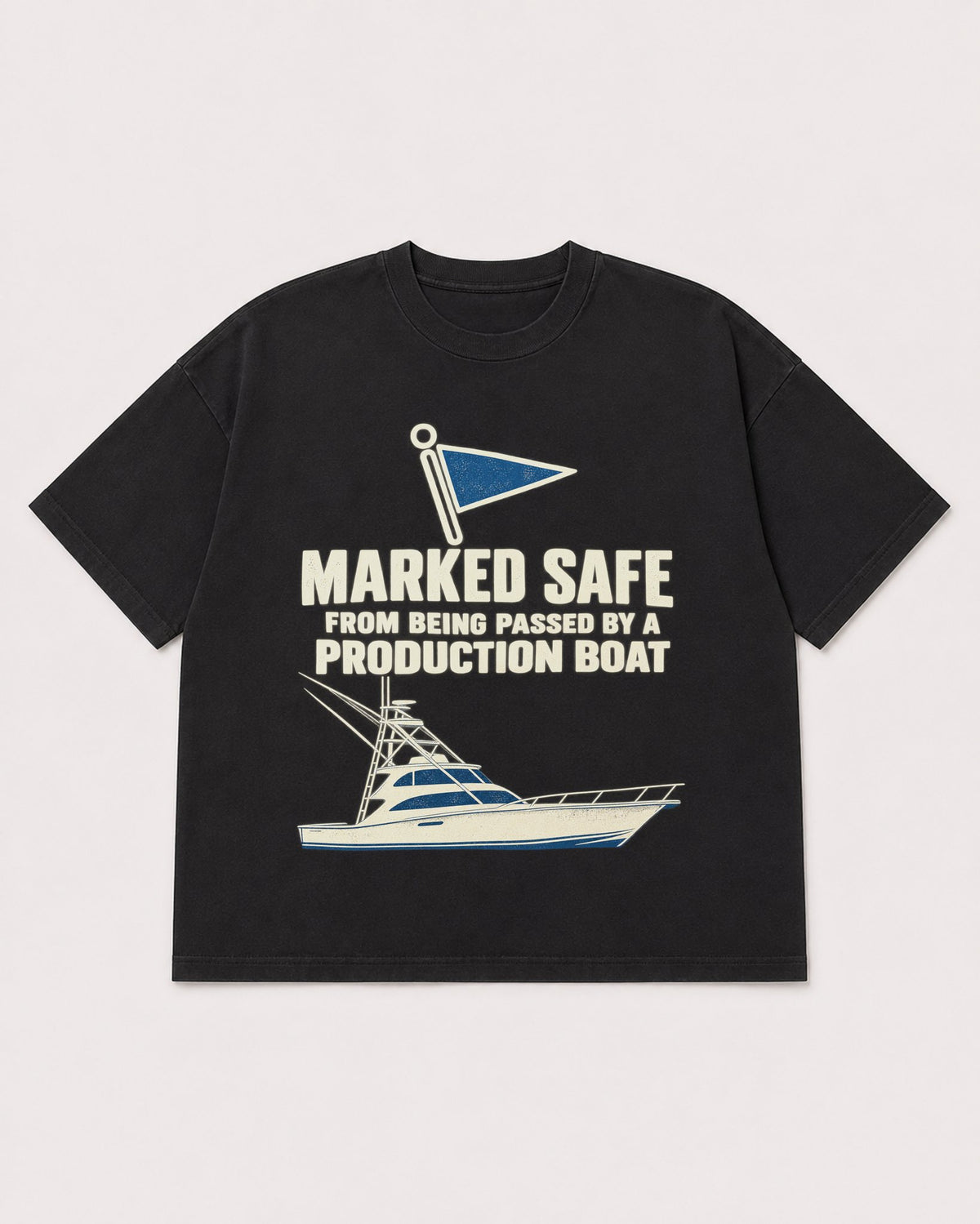 Mockup Boxy Heavyweight Tee Black product