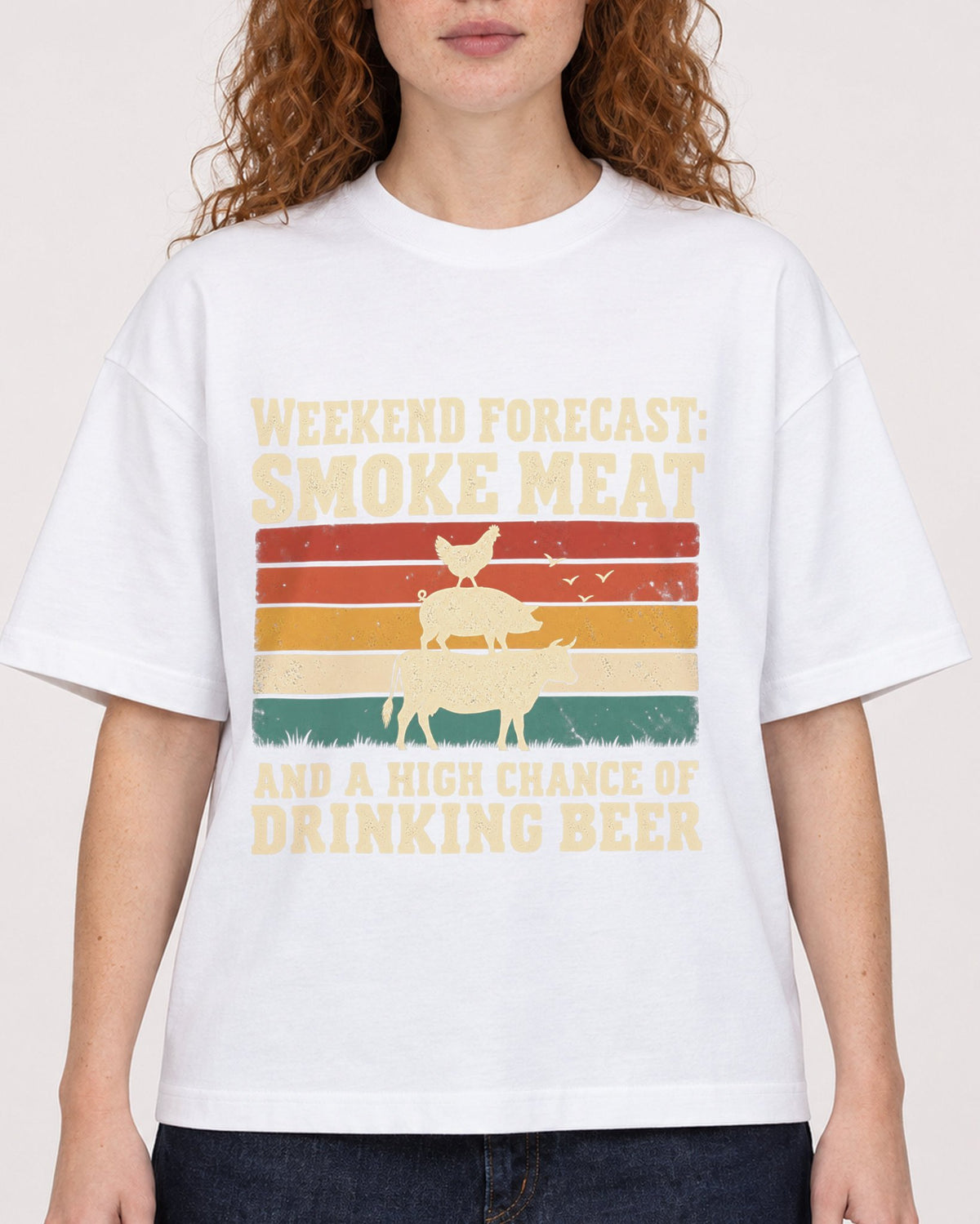 Mockup Boxy Heavyweight Tee White female close-up 09