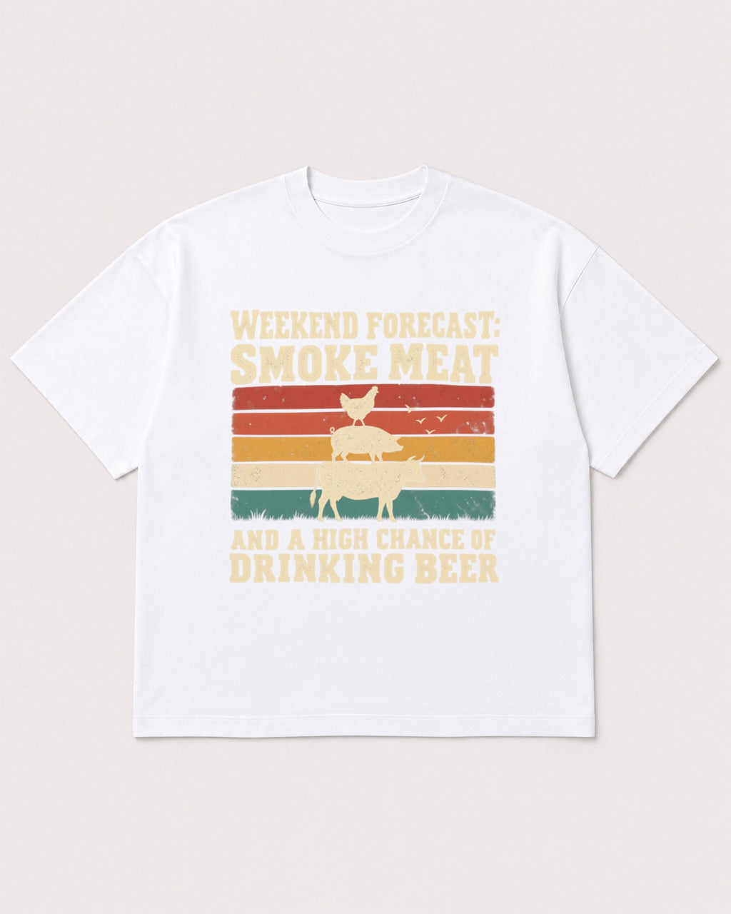 Mockup Boxy Heavyweight Tee White product