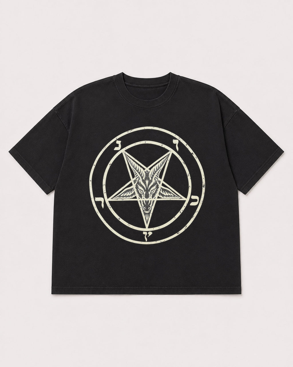 Mockup Boxy Heavyweight Tee Black product