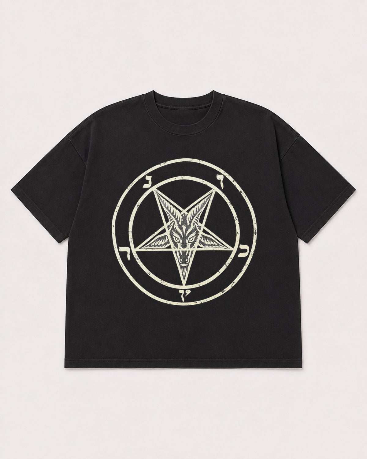 Mockup Boxy Heavyweight Tee Black product