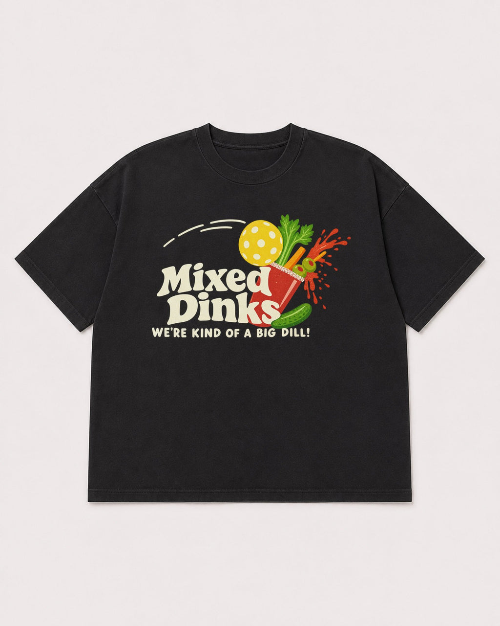 Mockup Boxy Heavyweight Tee Black product