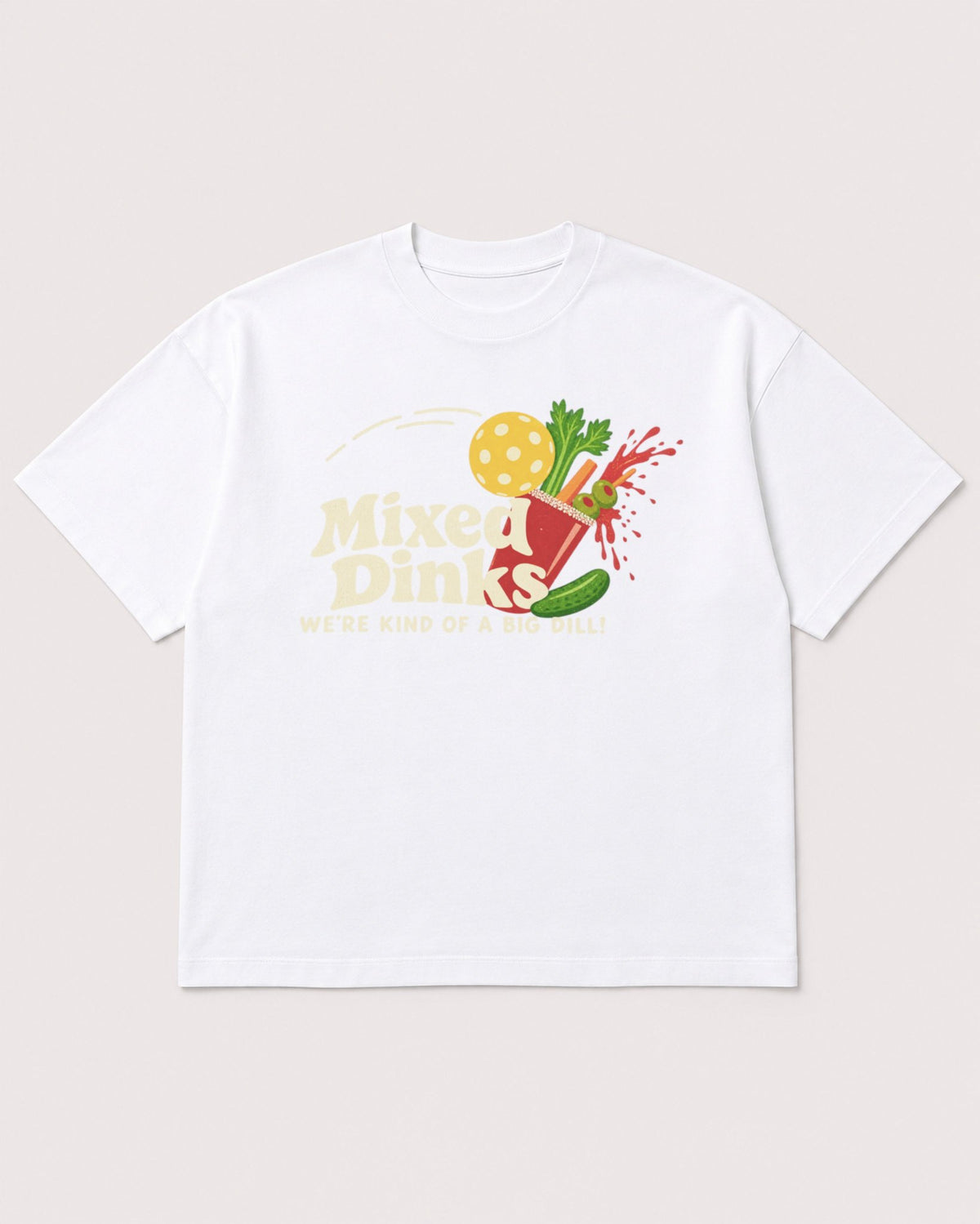 Mockup Boxy Heavyweight Tee White product
