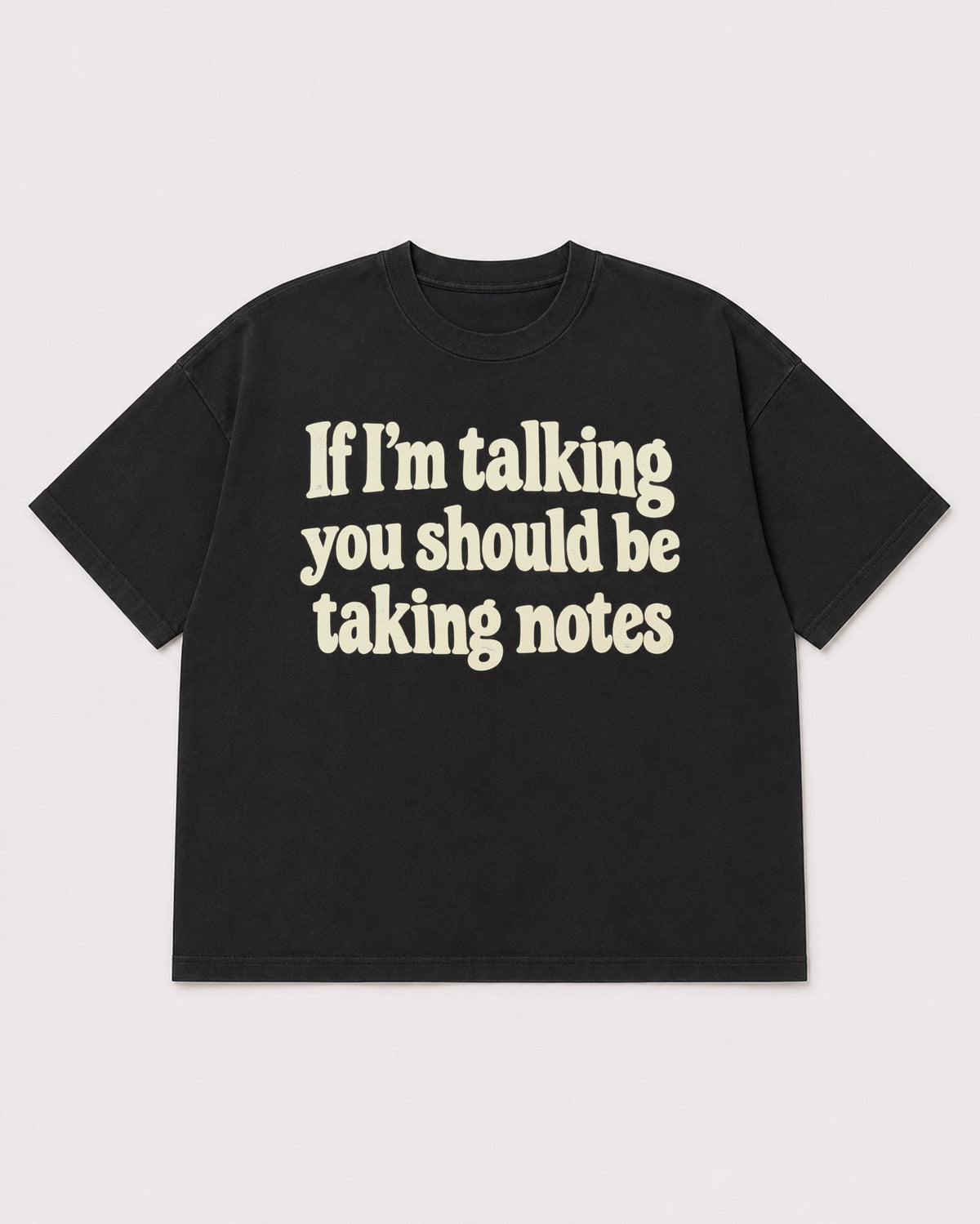 Mockup Boxy Heavyweight Tee Black product