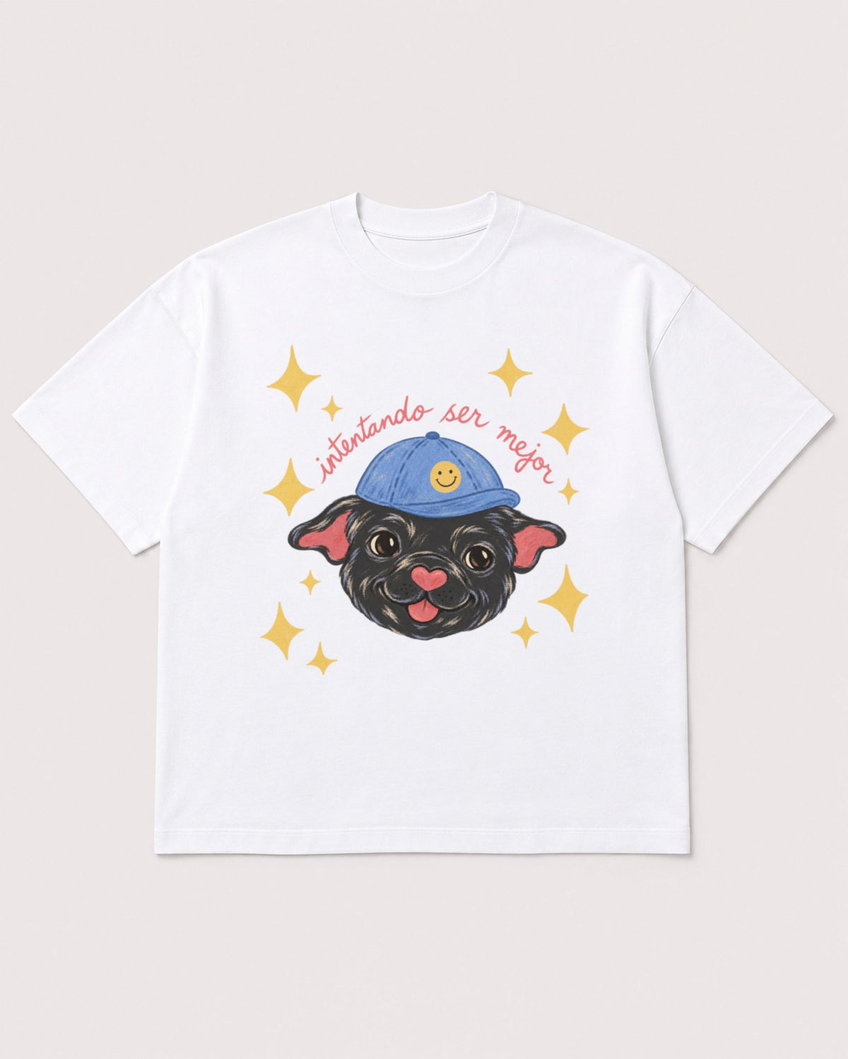Mockup Boxy Heavyweight Tee White product