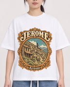 Mockup Boxy Heavyweight Tee White female close-up 21
