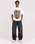Mockup Boxy Heavyweight Tee White male full-body 05