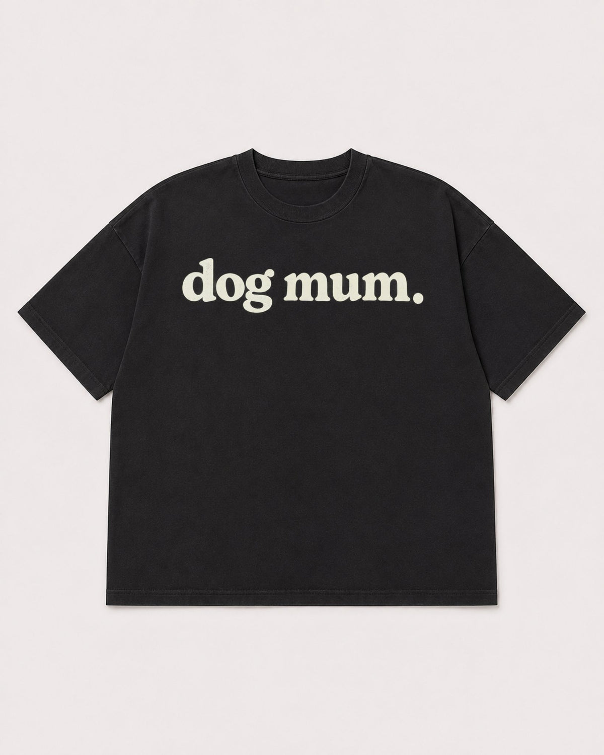 Mockup Boxy Heavyweight Tee Black product
