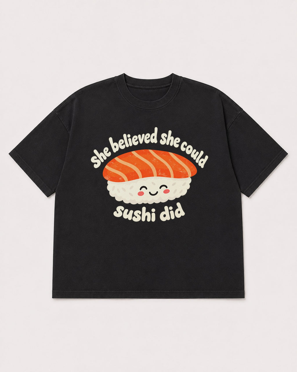 Mockup Boxy Heavyweight Tee Black product