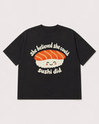 Mockup Boxy Heavyweight Tee Black product