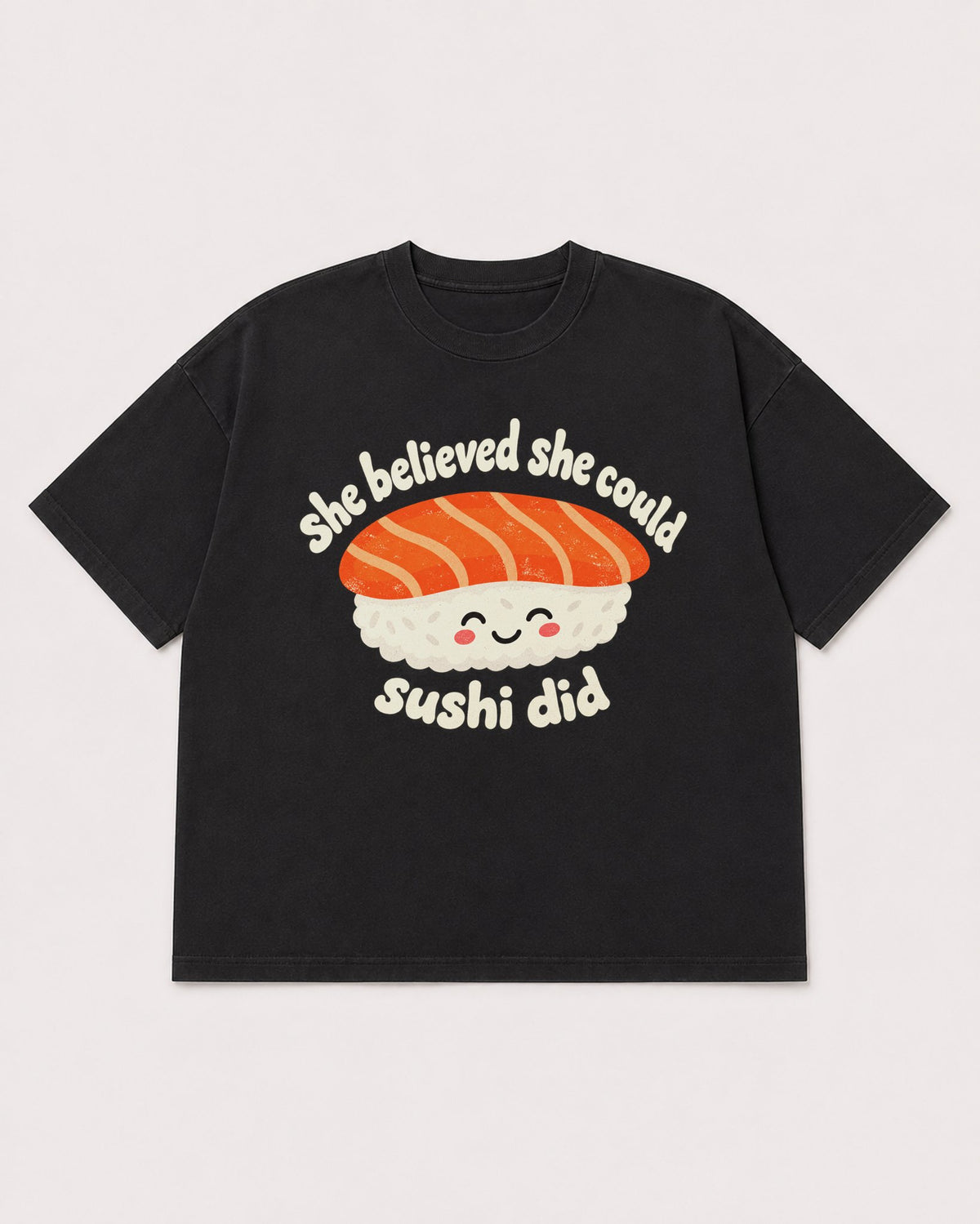 Mockup Boxy Heavyweight Tee Black product