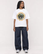 Mockup Boxy Heavyweight Tee White female full-body 04