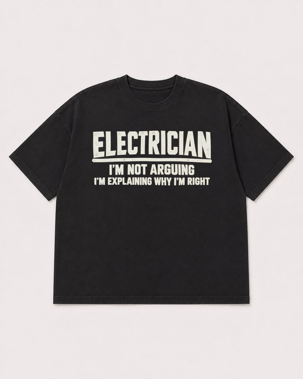 Mockup Boxy Heavyweight Tee Black product