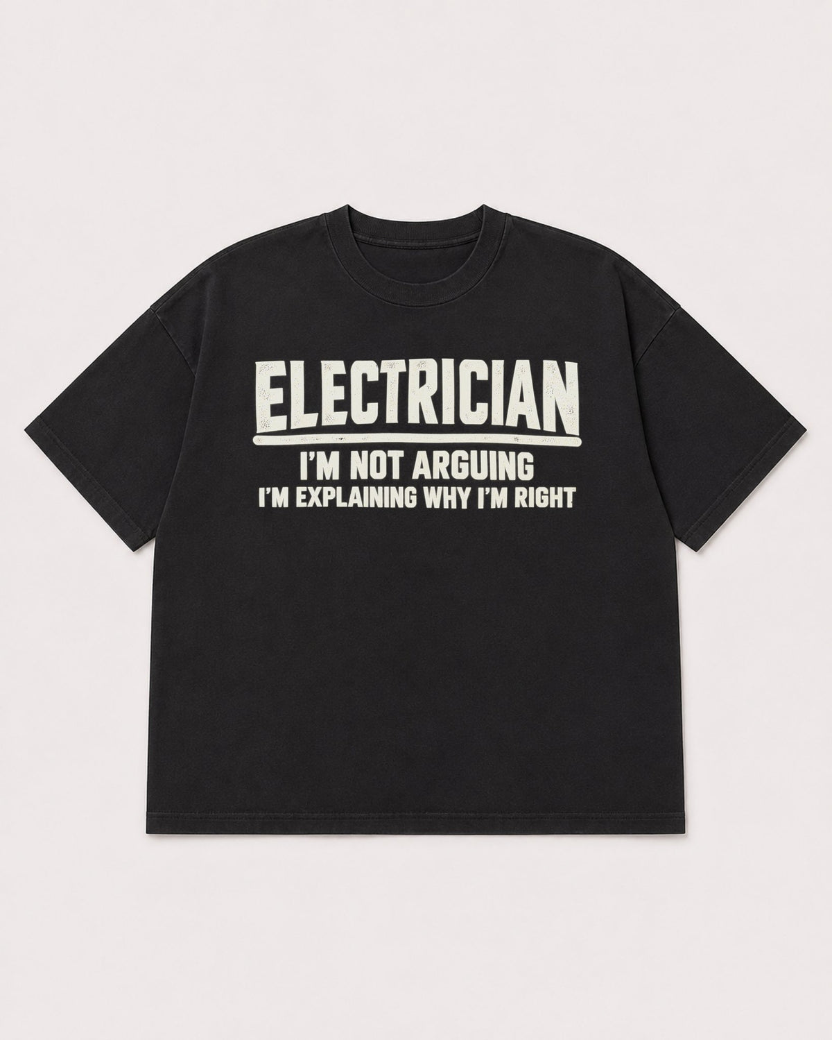 Mockup Boxy Heavyweight Tee Black product