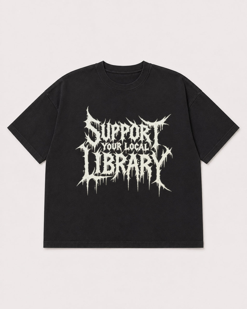 Mockup Boxy Heavyweight Tee Black product