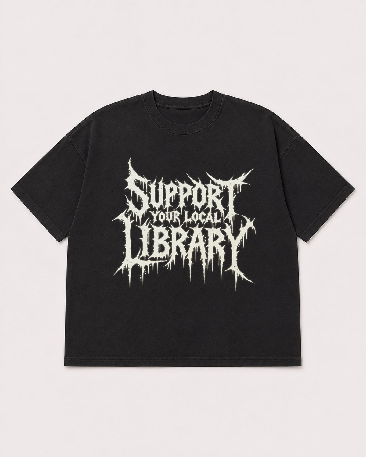 Mockup Boxy Heavyweight Tee Black product