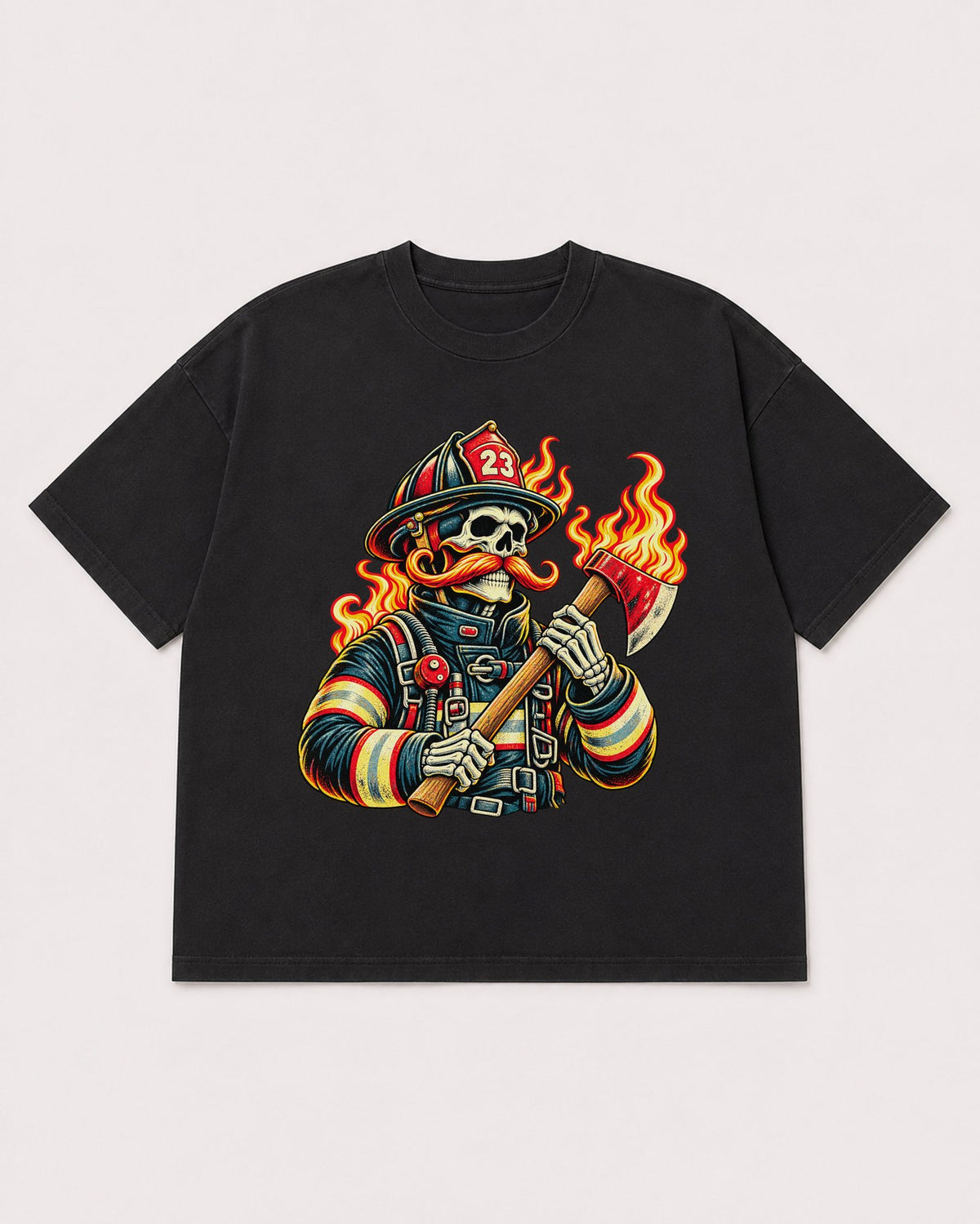 Mockup Boxy Heavyweight Tee Black product