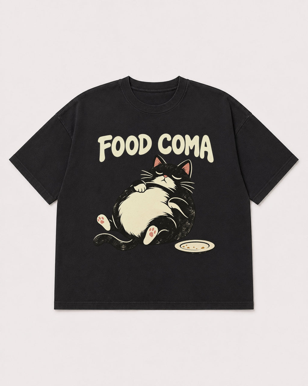 Mockup Boxy Heavyweight Tee Black product