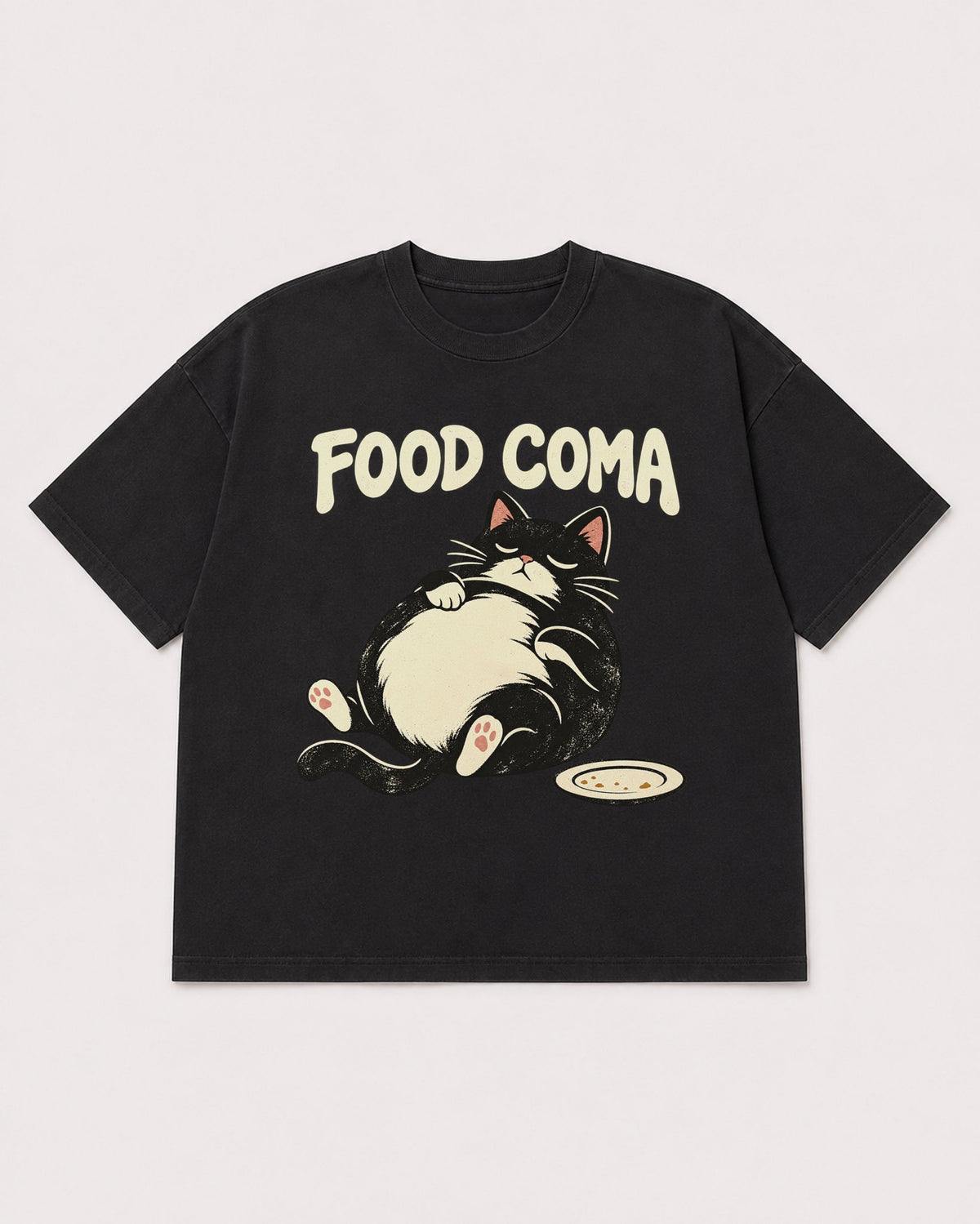 Mockup Boxy Heavyweight Tee Black product