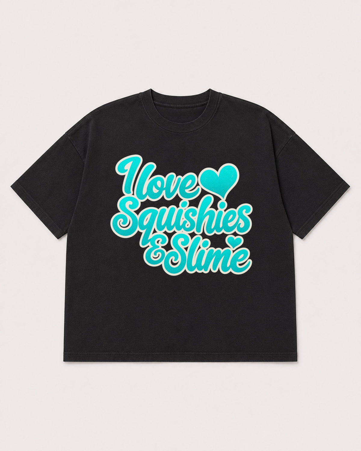 Mockup Boxy Heavyweight Tee Black product