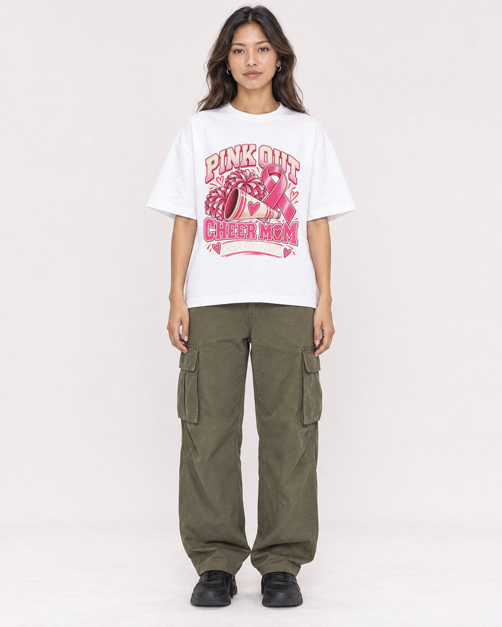 Mockup Boxy Heavyweight Tee White female full-body 02