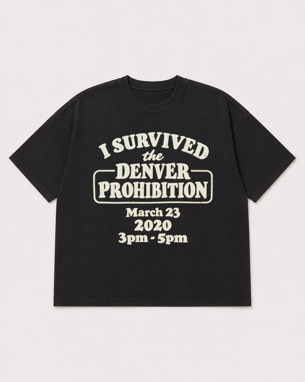 Mockup Boxy Heavyweight Tee Black product