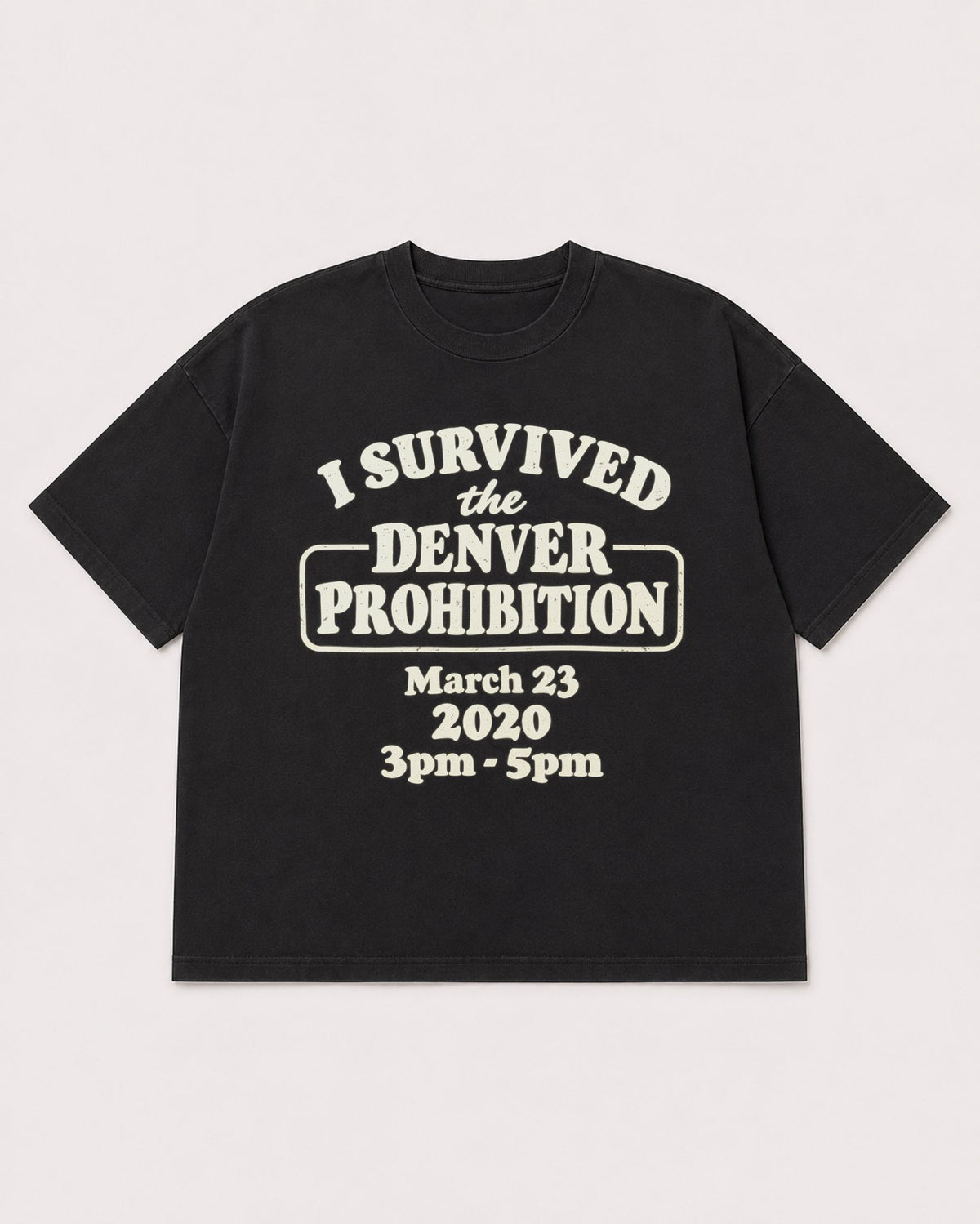 Mockup Boxy Heavyweight Tee Black product