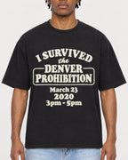 Mockup Boxy Heavyweight Tee Black male close-up 05