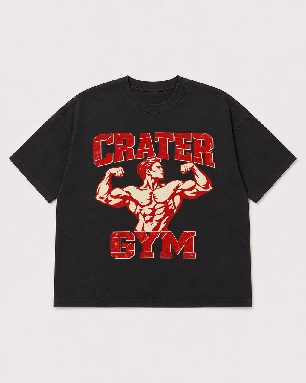Mockup Boxy Heavyweight Tee Black product