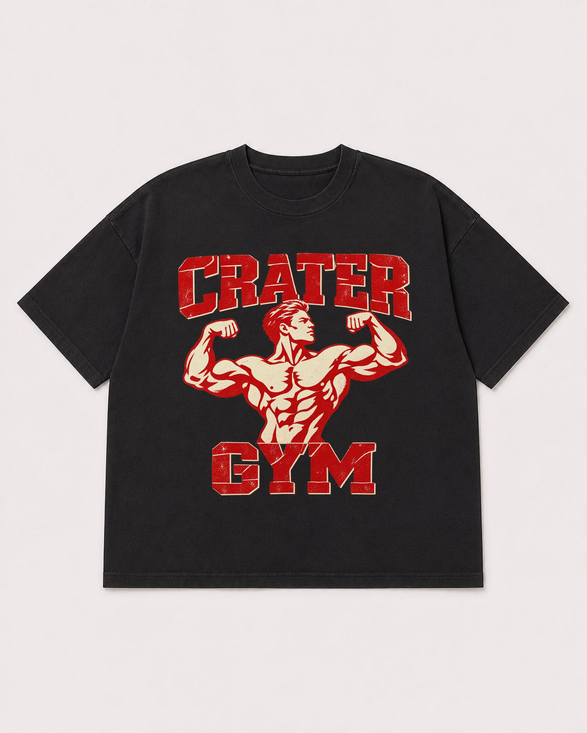 Mockup Boxy Heavyweight Tee Black product