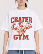 Mockup Boxy Heavyweight Tee White female close-up 21