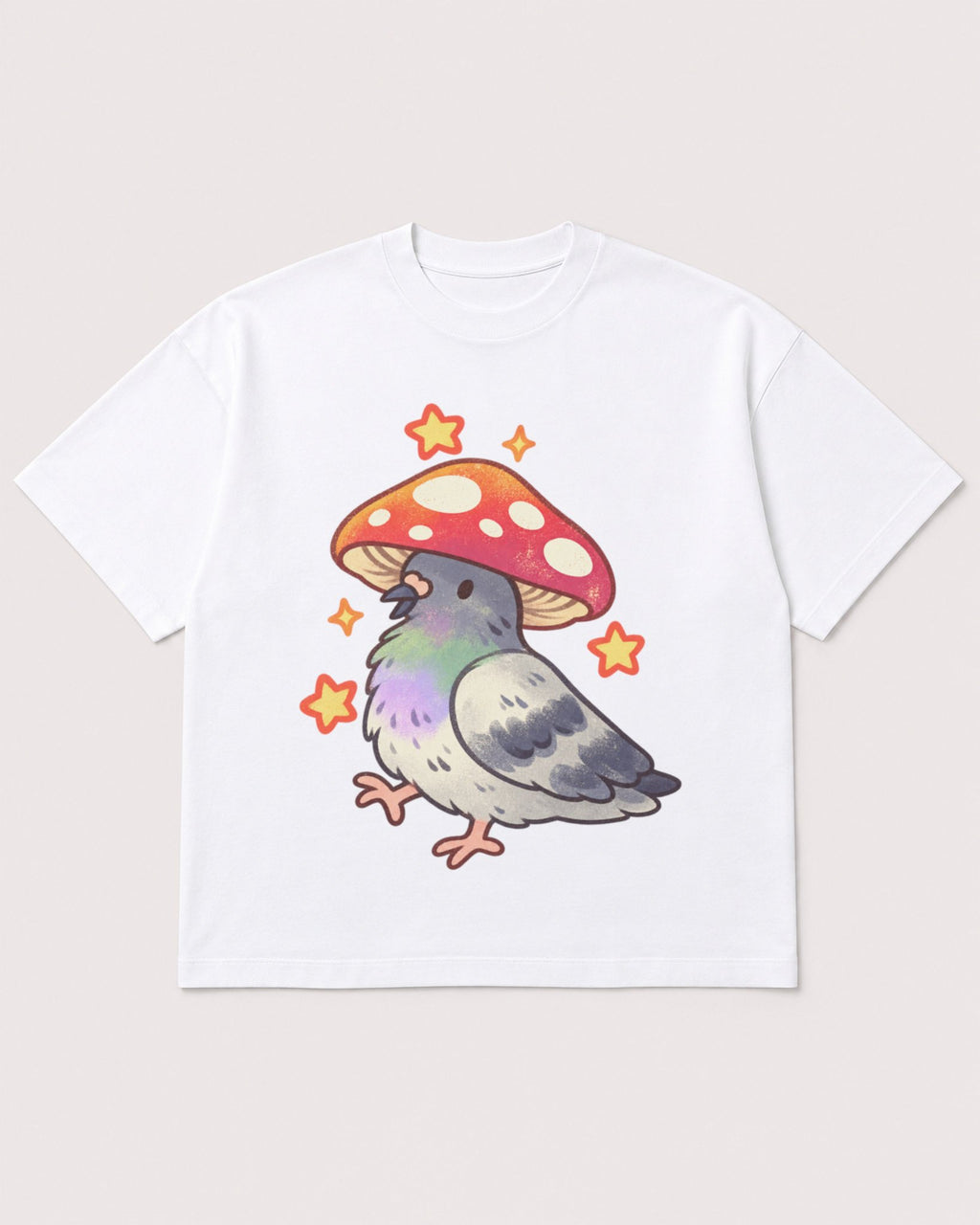 Mockup Boxy Heavyweight Tee White product
