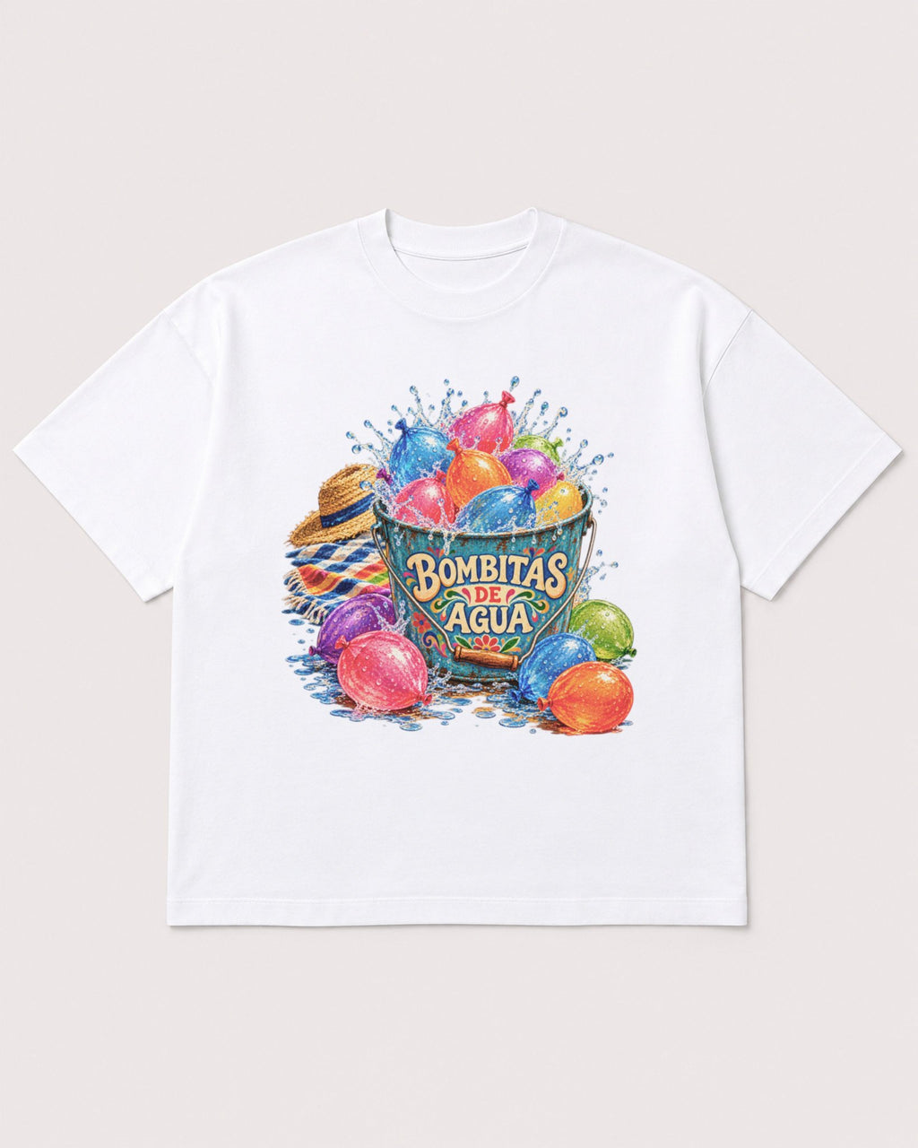 Mockup Boxy Heavyweight Tee White product