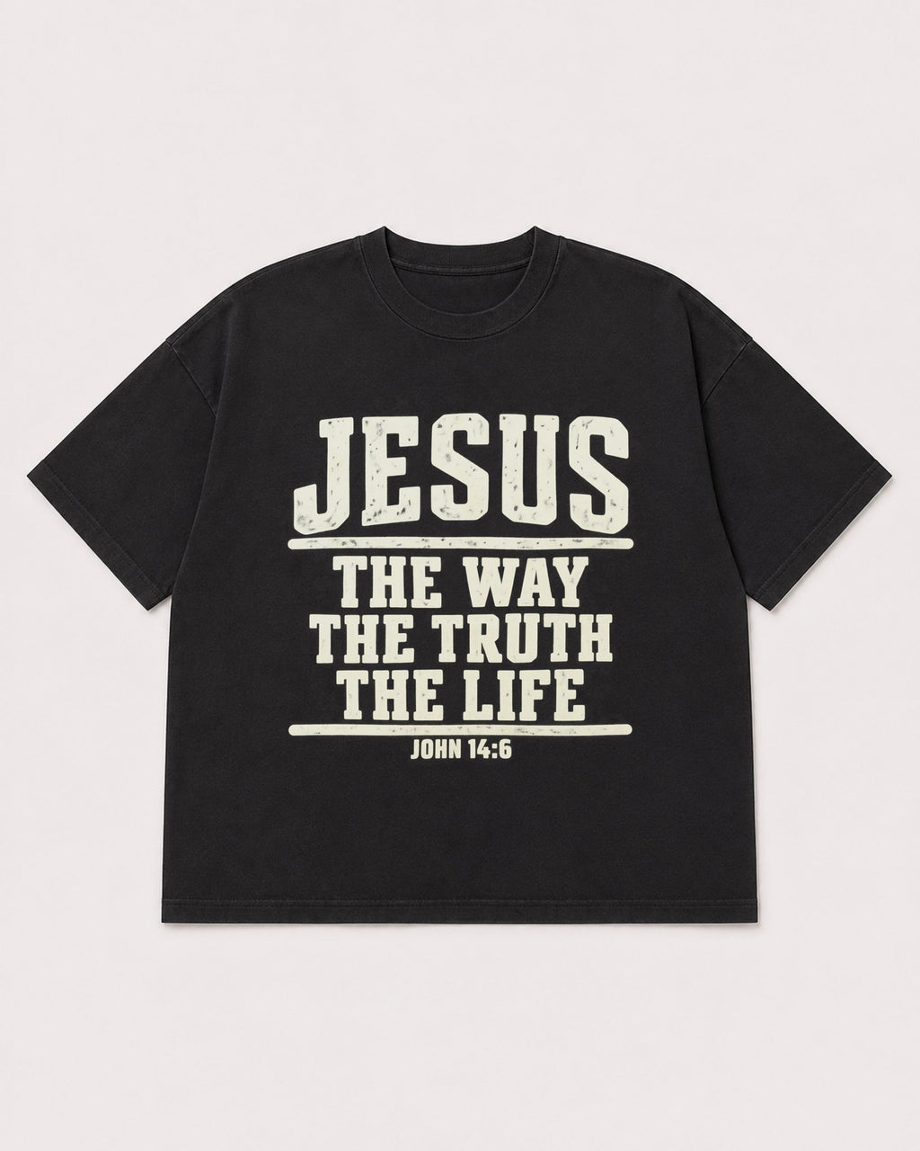Mockup Boxy Heavyweight Tee Black product