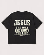 Mockup Boxy Heavyweight Tee Black product