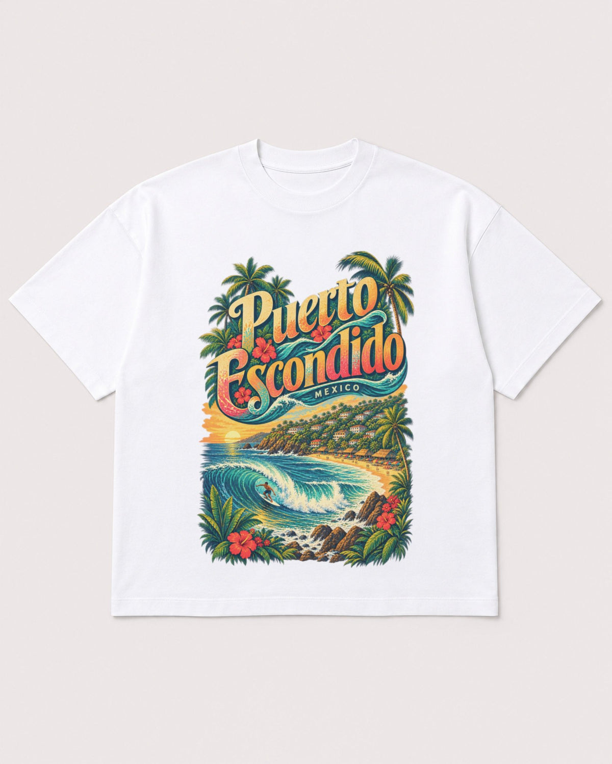 Mockup Boxy Heavyweight Tee White product