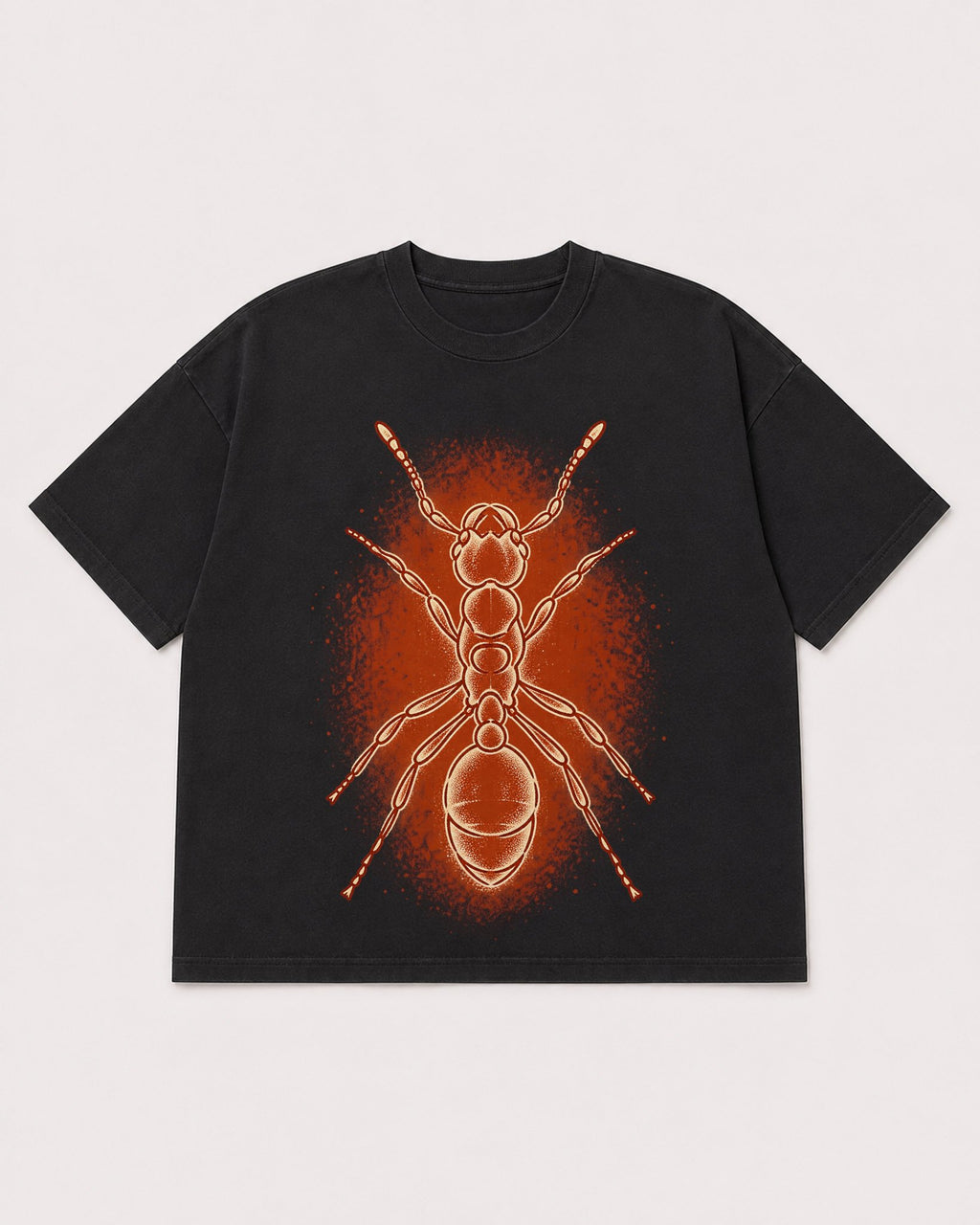 Mockup Boxy Heavyweight Tee Black product