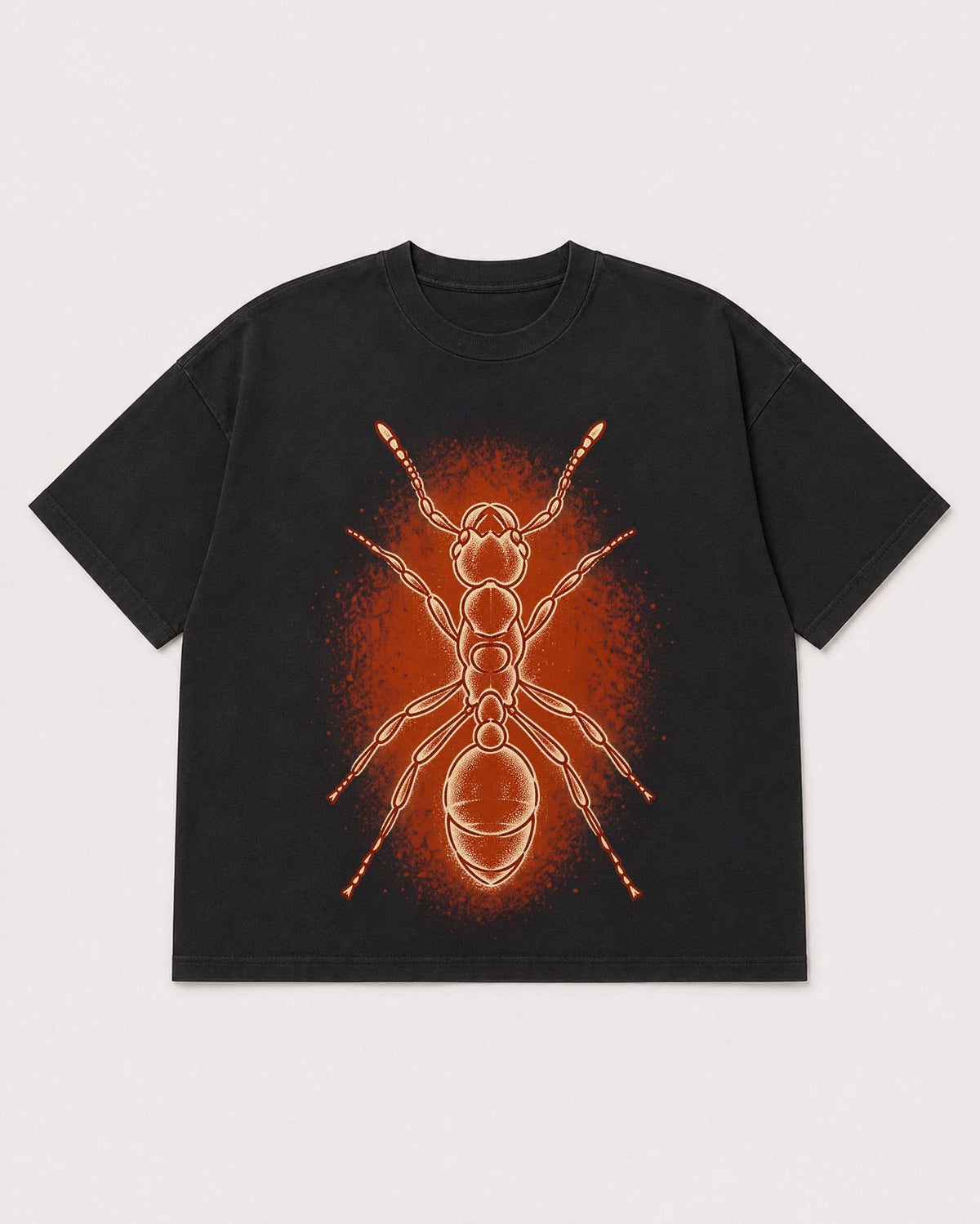 Mockup Boxy Heavyweight Tee Black product