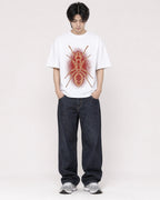 Mockup Boxy Heavyweight Tee White male full-body 11