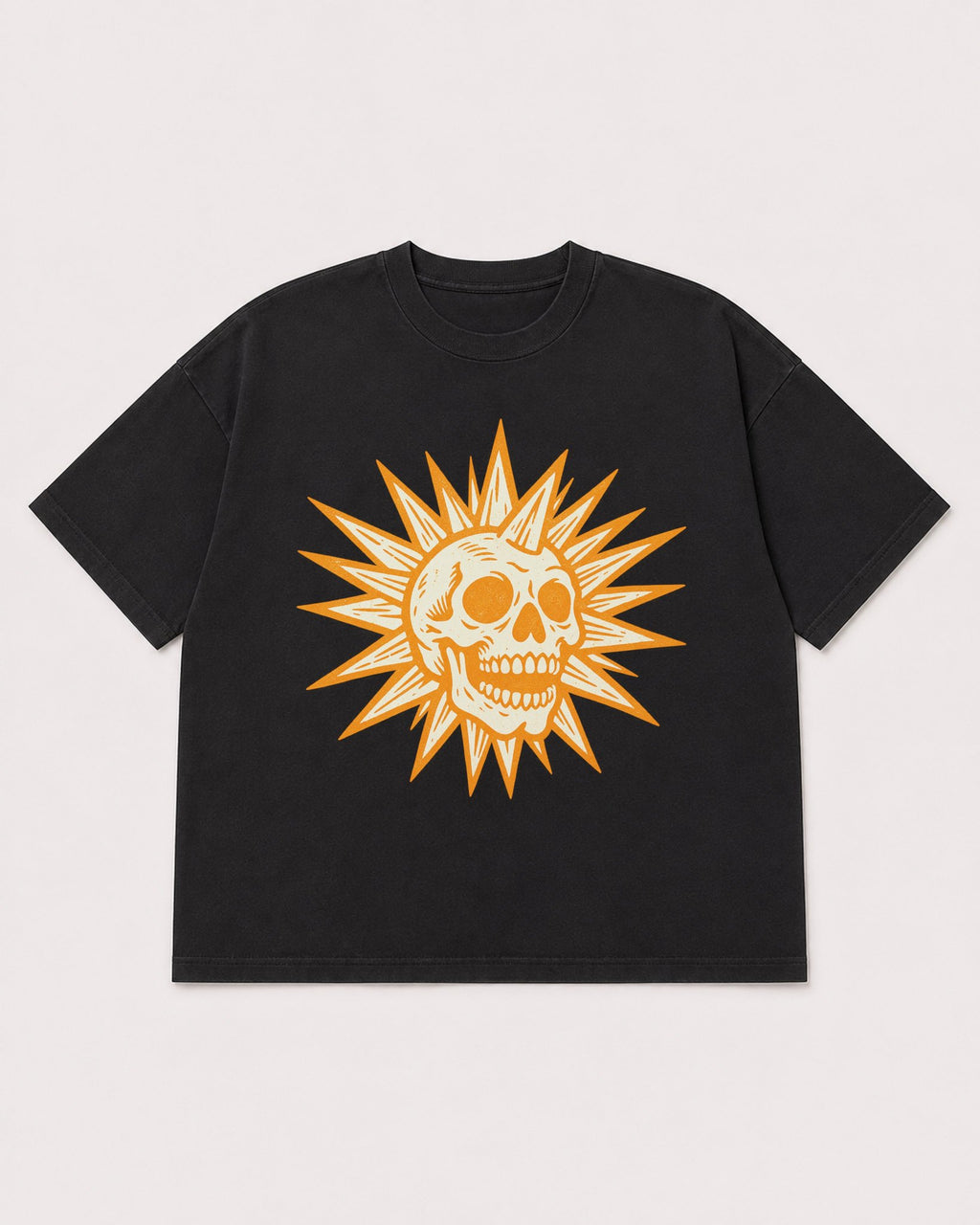 Mockup Boxy Heavyweight Tee Black product